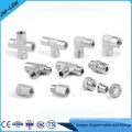 Stainless steel 4-way cross pipe fitting